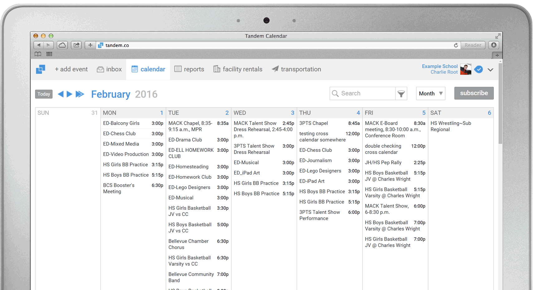 Scheduling Software by Tandem